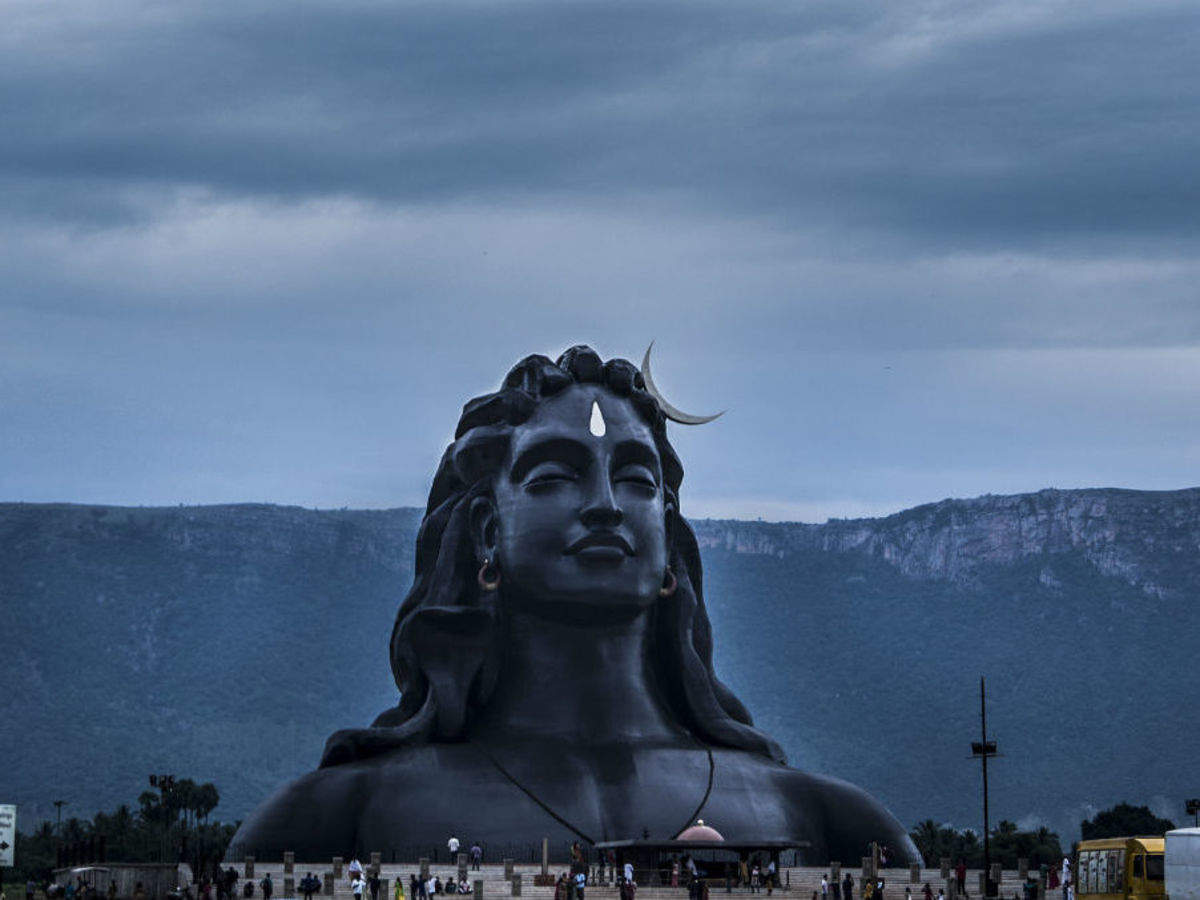 Adiyogi Shiva statue, the world's largest bust carving, will leave ...