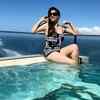 ​Sets the temperature soaring with her bikini looks