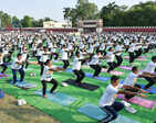 Fitness enthusiasts celebrate International Yoga Day in Bhopal