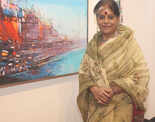 A painting exhibition on Varanasi&rsquo;s temples and ghats