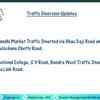 Traffic diversion updates