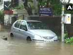 Car partially submerged in Chembur!