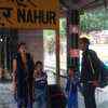 Several commuters took to walking on the railway tracks on Monday as services were delayed due to torrential rainfall. A family of four was walking in the path of an oncoming train at Nahur when an alert GRP personnel alerted them by blowing a whistle.