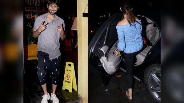 âShahid Kapoor and Mira Rajput spotted out on a dinner date