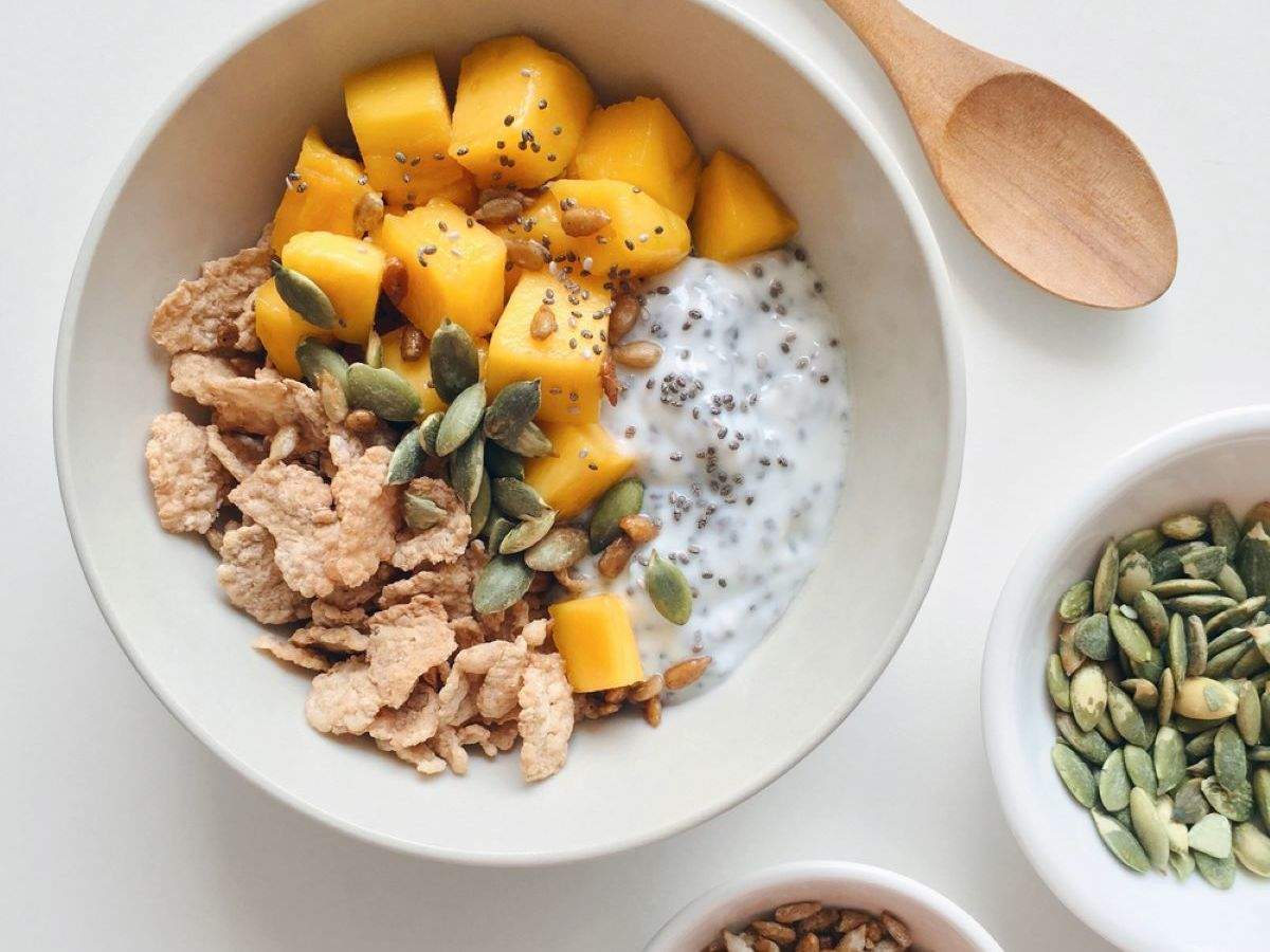 Chia Seed Bowl with Almond Milk Recipe