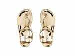 ASOS Molten Gold Jelly Slip Ons