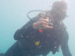 Sidharth Malhotra is a certified scuba diver