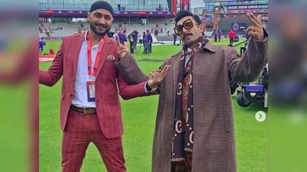 Ranveer at ICC World Cup