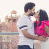 Aakanksha Singh and Kunal Sain seal their sixth engagement anniversary with a kiss