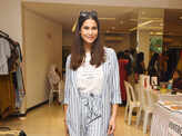 Fashion lovers attend a pop-up trunk show
