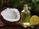 Lemon, sugar and coconut oil