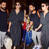 Article image for: In pics: Virat Kohli and Anushka Sharma return from England post <i class="tbold">icc world cup</i> 2019
