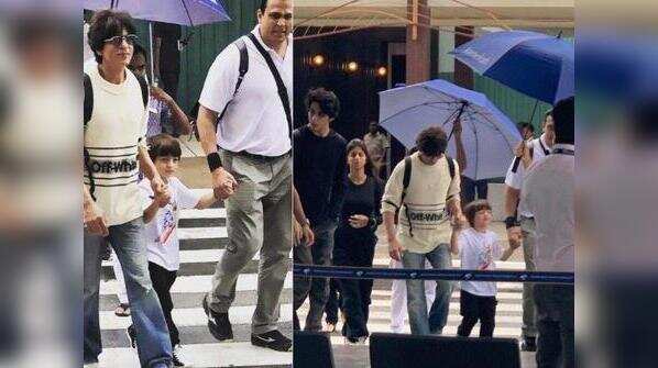 SRK heads to the Maldives with his kids
