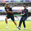 Article image for: England players hit nets ahead of Test against Ireland