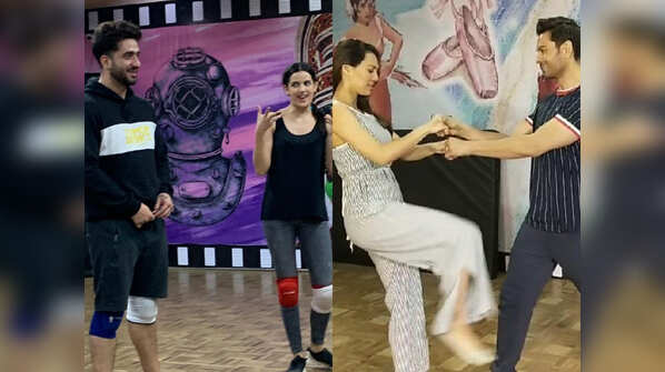 Nach Baliye 9: Aly Goni-Natasa Stankovic, Keith Sequeira-Rochelle Rao and other celebrity jodis practice hard to get their moves right