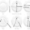 how to place cutlery after a meal