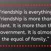 On friendship