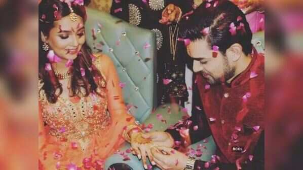 Mansi and Mohit's engagement