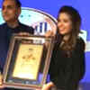 Article image for: Singer Aishwarya gets felicitated by the CM of Gujarat
