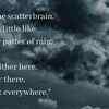 'Scatterbrain' by Lang Leav