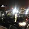 Congress leader Ghulam Nabi Azad arrives at All India Institute of Medical Sciences (AIIMS), Delhi