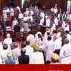 Rajya Sabha chairman M Venkaiah Naidu and members of the House pay tribute to former EAM Sushma Swaraj. M Venkaiah Naidu says, "In her untimely demise, the nation has lost an able administrator, an effective parliamentarian and a true voice of people."