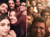 Celebs have a gala time at Jackky Bhagnani's house party