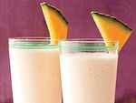 Ginger and cantaloupe smoothie