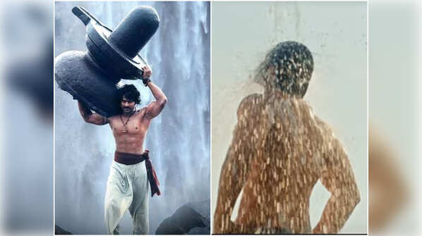 Prabhas goes bare-chested once again