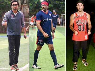 Ranbir Kapoor at the 'Bombay Velvet' wrap-up bash  Celebrity outfits, Ranbir  kapoor hairstyle, Bollywood fashion