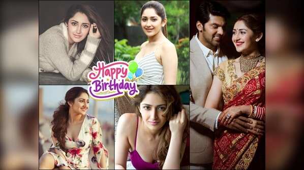 The 22-year-old actress tied the knot with Kollywood actor Arya in March
