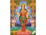 Goddess Laxmi, Lord Vishnu and Bali