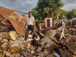Houses destroyed in Sangli