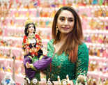 Ragini Dwivedi attends a doll exhibition
