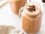 Peanut butter and chocolate smoothie