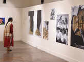 Art exhibition by school kids left the audience awestruck