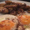 Sweet potato/boiled potato and egg