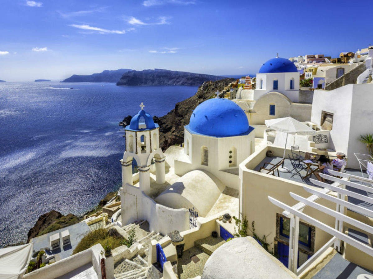 The mystery behind blue and white houses of Greece, Greece - Times of India  Travel
