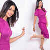 Divyanka Tripathi looks fresh as dew in this pink peplum number
