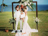 New wedding pictures of Dwayne 'The Rock' Johnson & Lauren Hashian​ go viral…