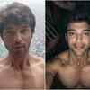 ​Flaunting his perfectly toned body