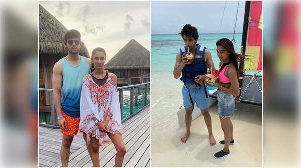 Kasautii Zindagii Kay's Parth Samthaan and Erica Fernandes enjoy a romantic vacation in Maldives; a look at their stunning pictures