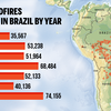 The record wildfires in Brazil are unusual