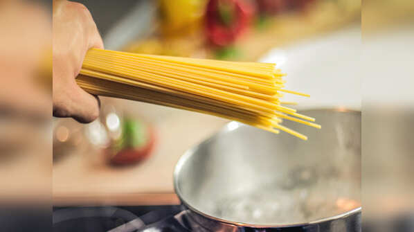 Saving pasta water