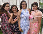 Ladies have a gala time at Monsoon party