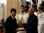 Vimal Kumar receives Dronacharya Award