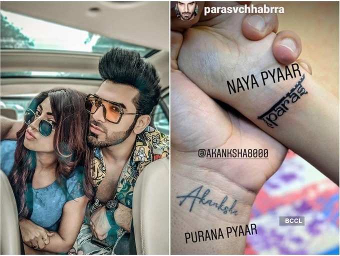 Vighnaharta Ganesh Actress Akanksha Puri Gets Beau Paras Chhabras Name Inked On Her Birthday 1831