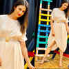 Vision in white and jelly peep toes