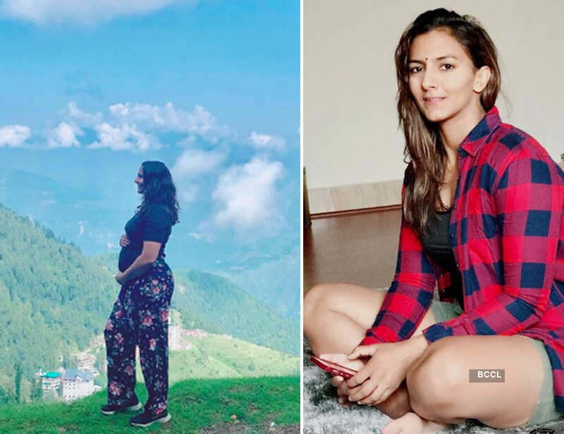 Wrestler Geeta Phogat shares new baby bump pic on social media