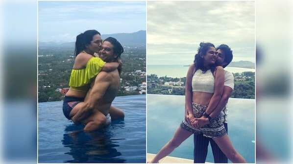 Gaurav Khanna-Akansha Chamola, Aakanksha Singh-Kunal Sain get romantic in Phuket; a look at their cosy pictures